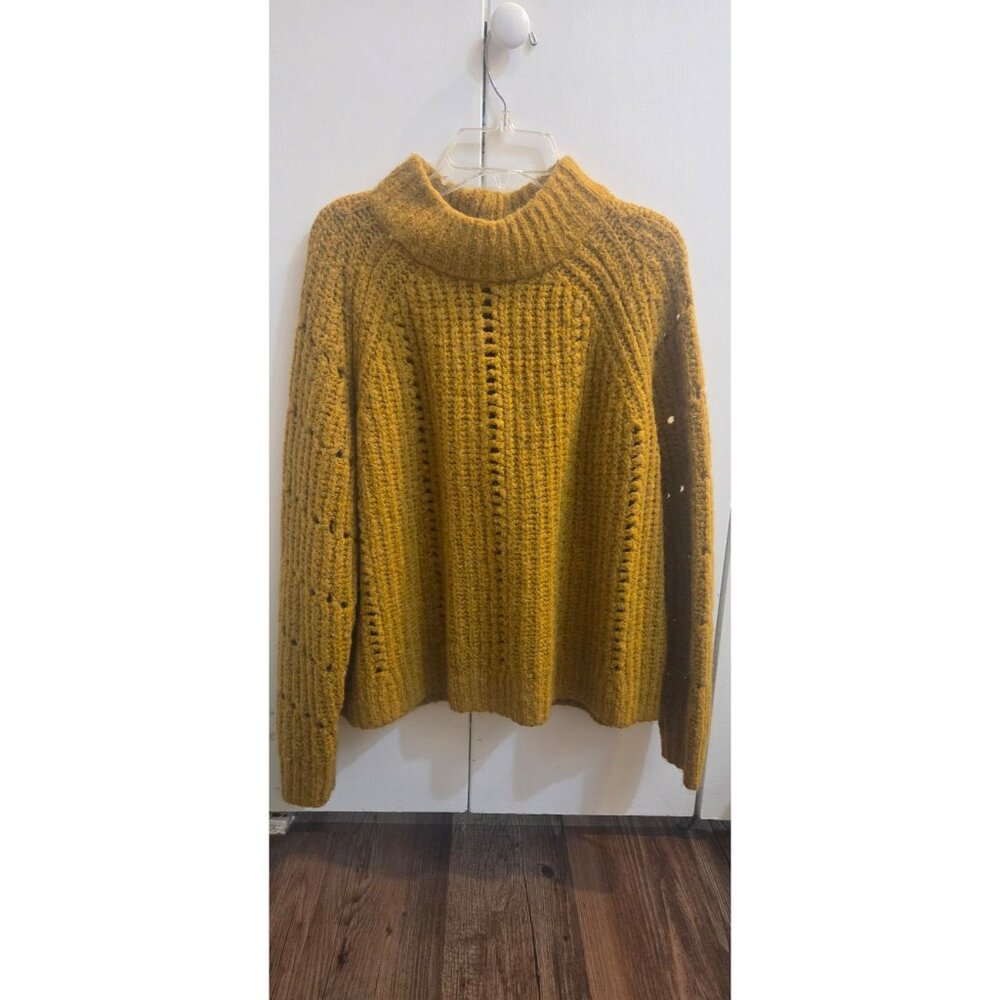 Madewell - Mustard Wool Blend Sweater - M